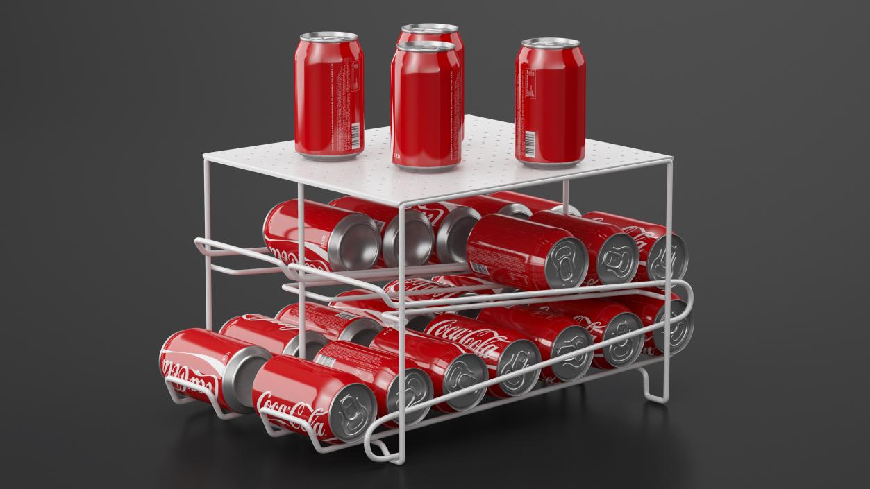 Storages with Cans Collection 3D model