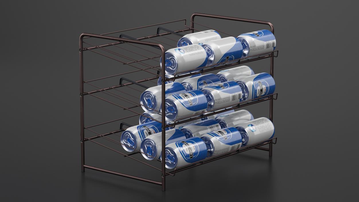 Storages with Cans Collection 3D model