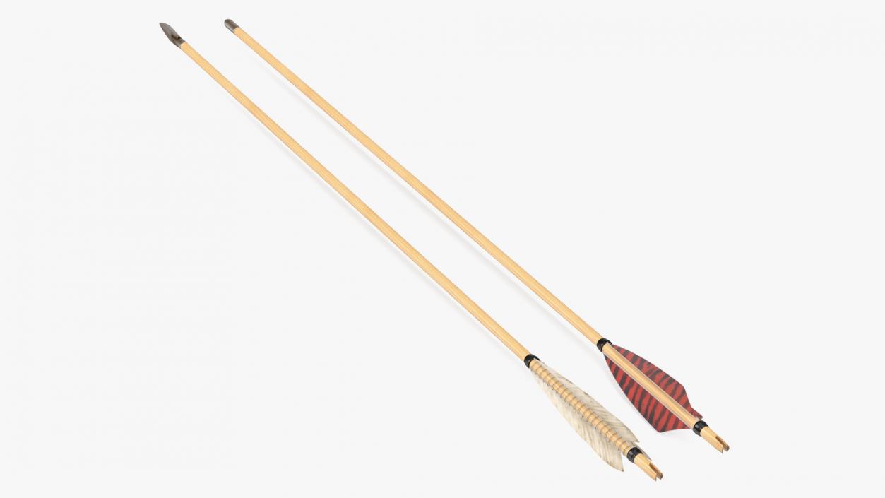 3D Wooden Bow Arrows Set