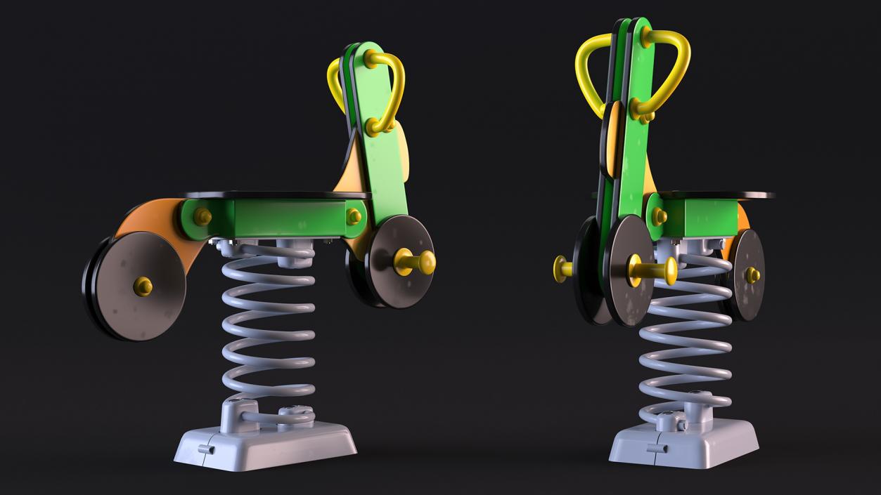 Motorbike Playground Springer 3D model