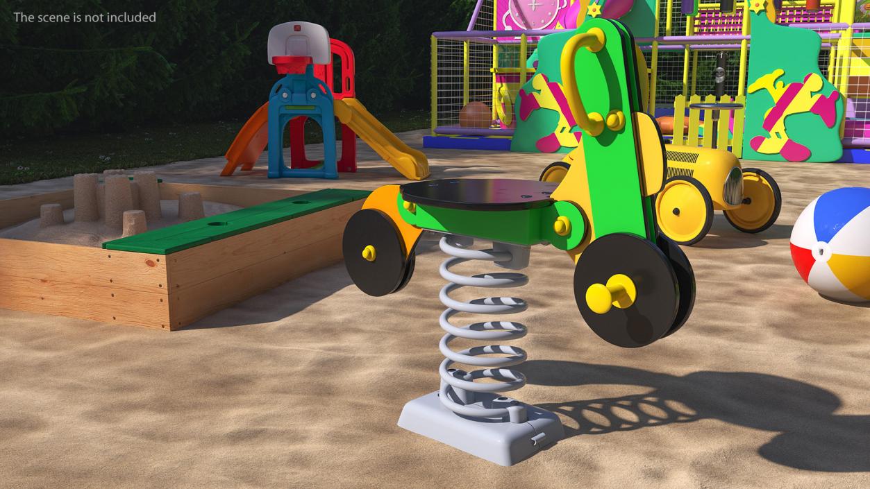 Motorbike Playground Springer 3D model