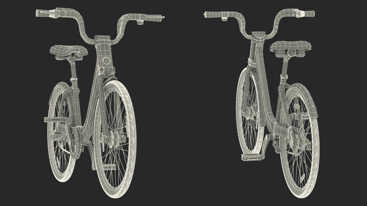 3D Electric City Bicycle