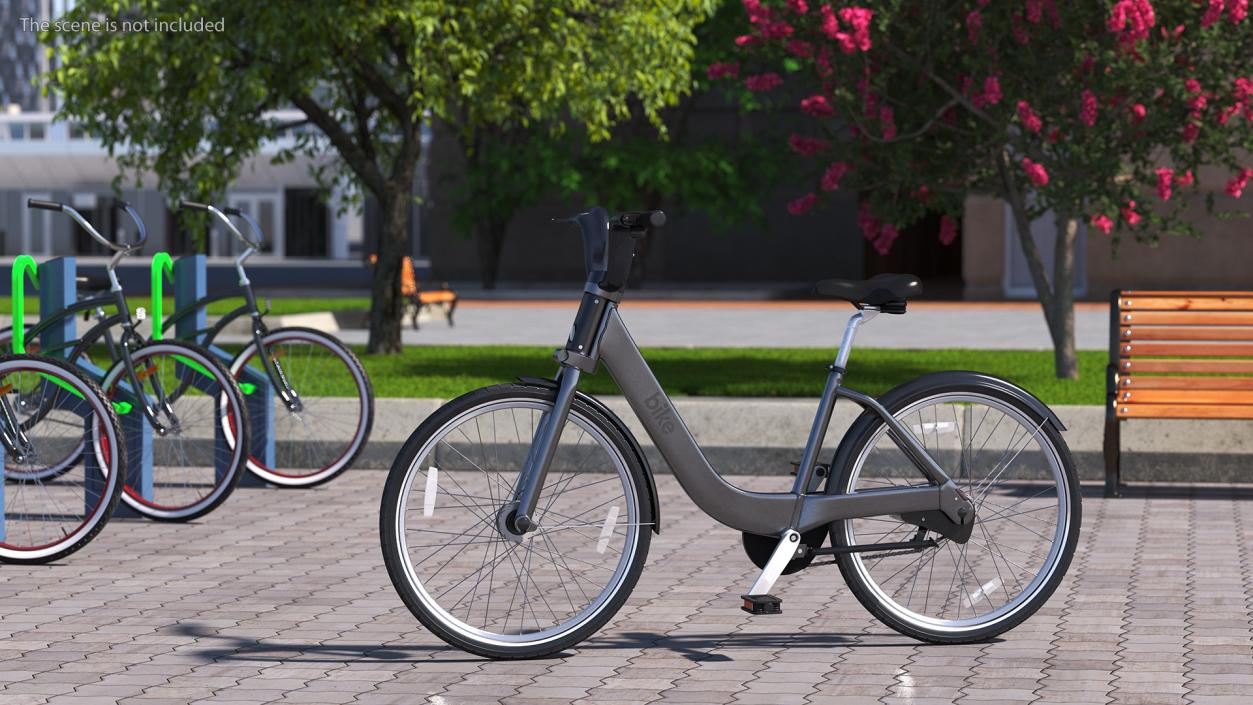 3D Electric City Bicycle