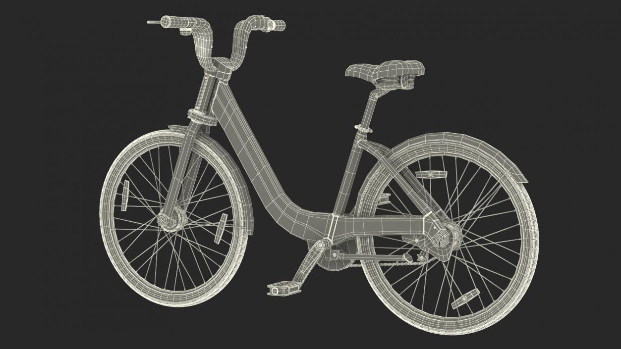 3D Electric City Bicycle