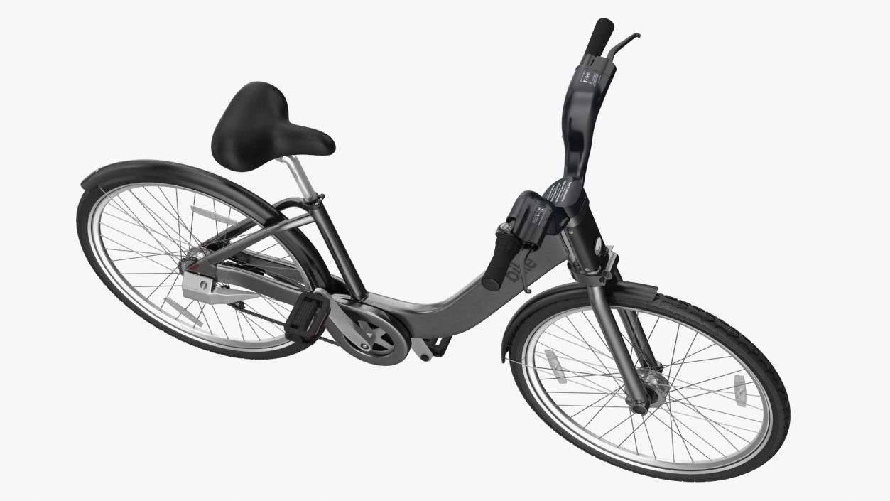 3D Electric City Bicycle