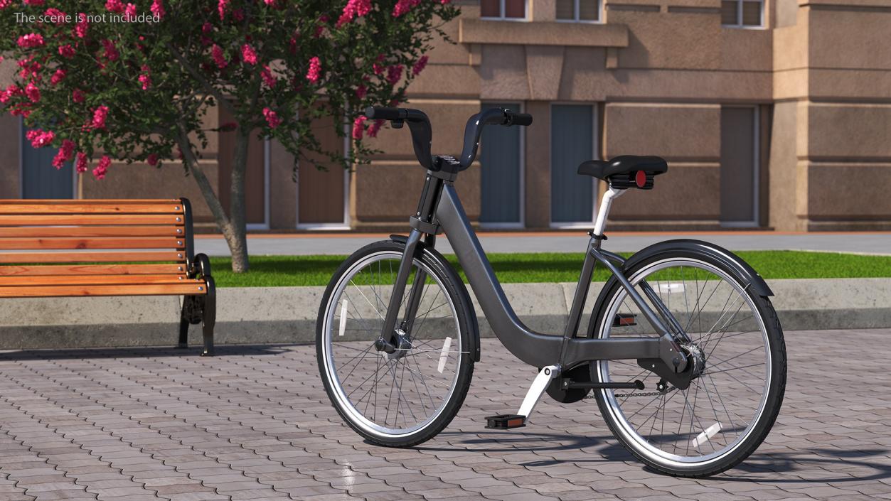 3D Electric City Bicycle