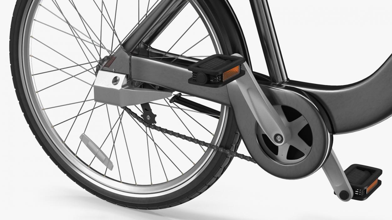 3D Electric City Bicycle