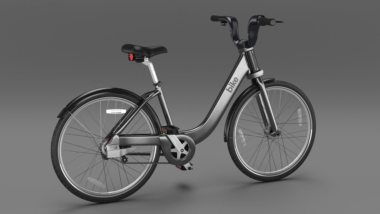 3D Electric City Bicycle