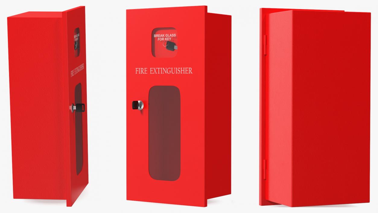 3D Fire Extinguisher Box