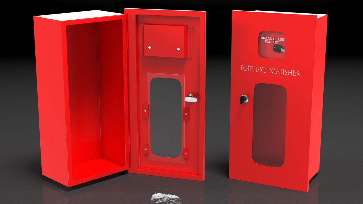 3D Fire Extinguisher Box