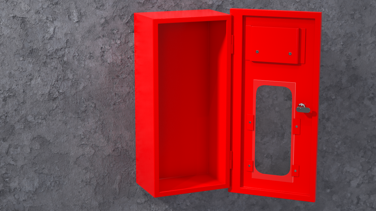 3D Fire Extinguisher Box