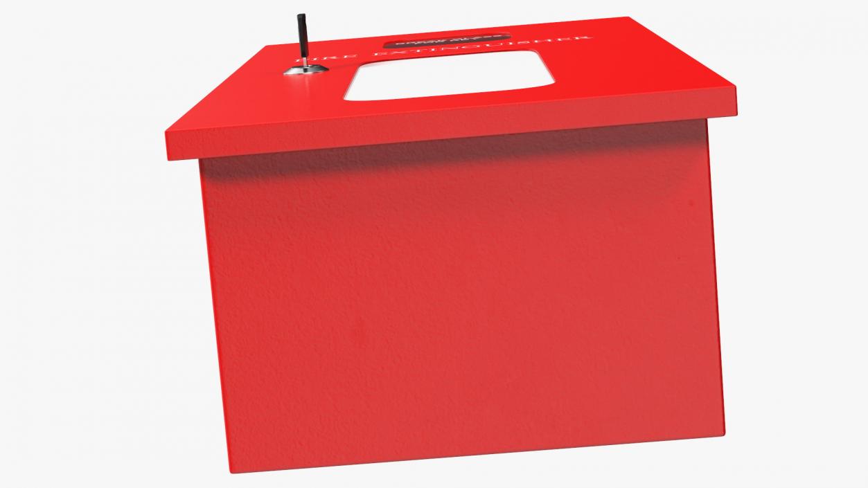 3D Fire Extinguisher Box