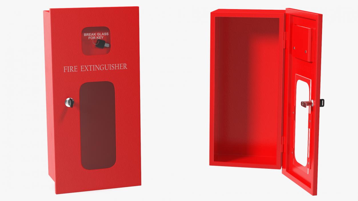 3D Fire Extinguisher Box