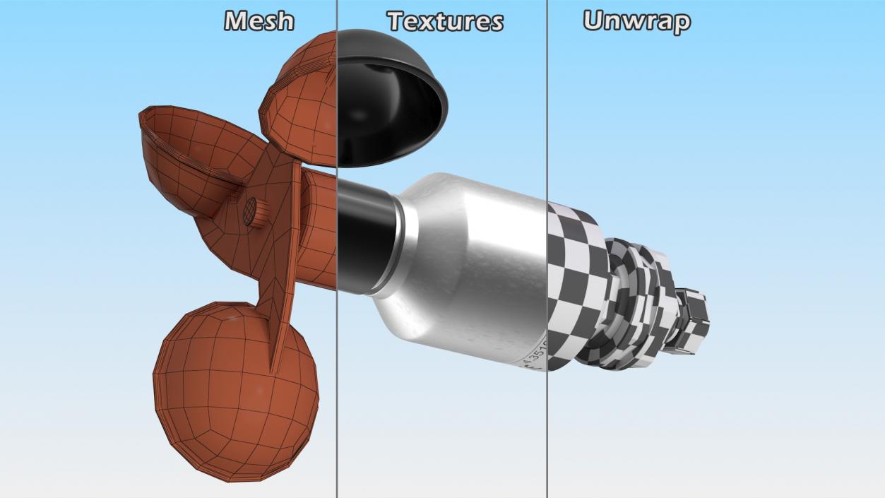 3D Thies Clima Wind Transmitter model