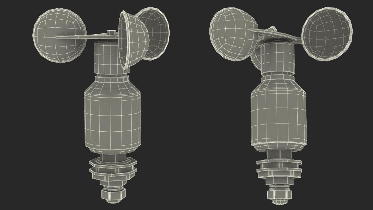 3D Thies Clima Wind Transmitter model