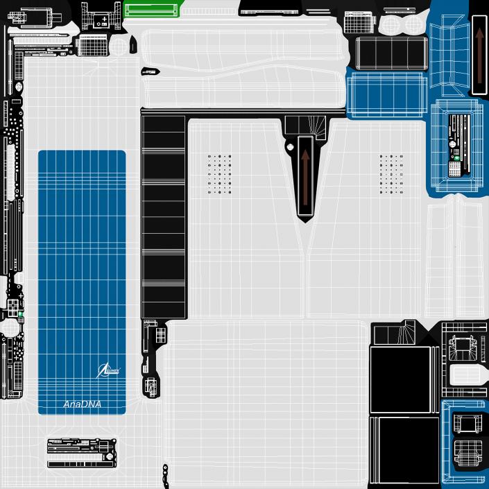 3D model Real Time PCR Analyzer AriaDNA