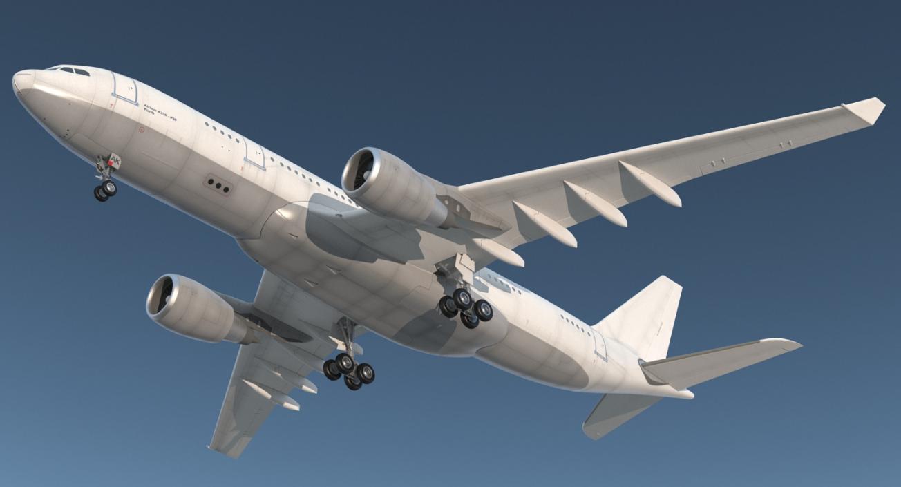 3D model Airbus A330-P2F Generic Rigged