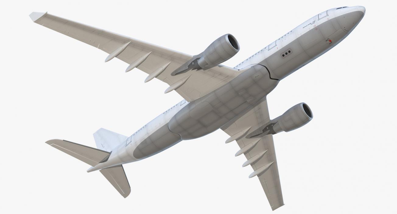 3D model Airbus A330-P2F Generic Rigged