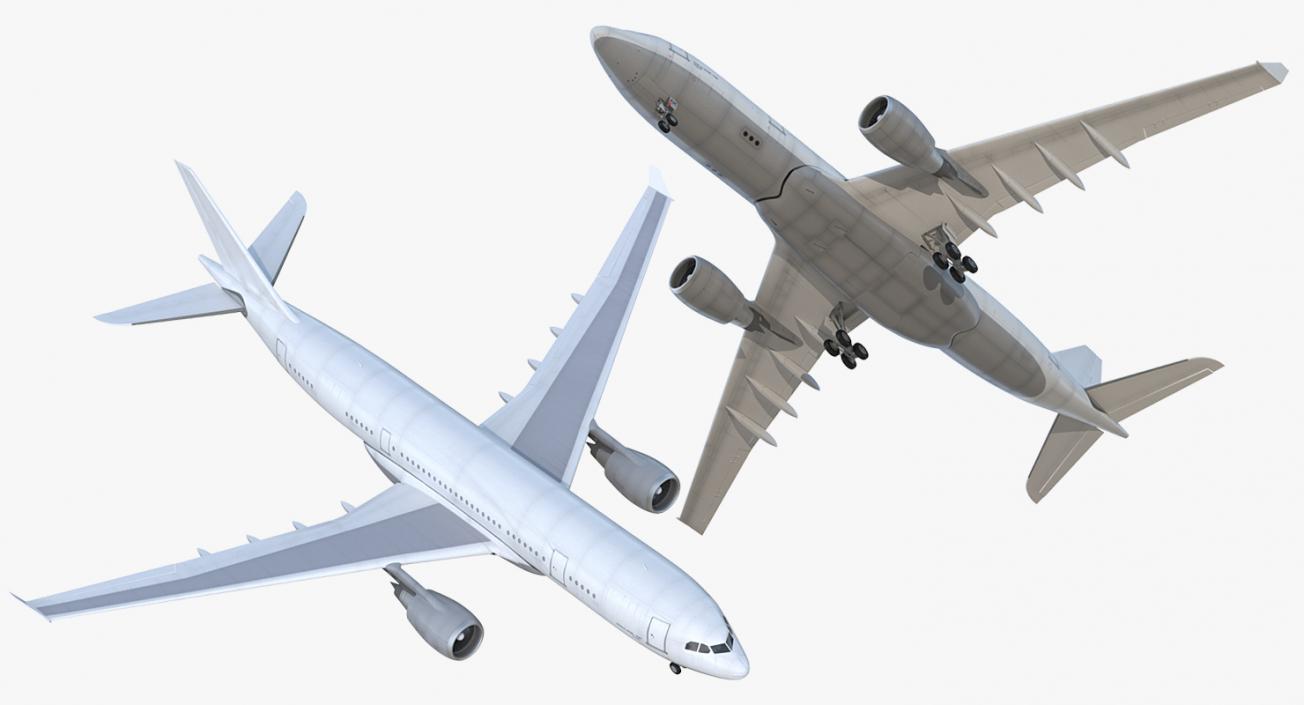 3D model Airbus A330-P2F Generic Rigged