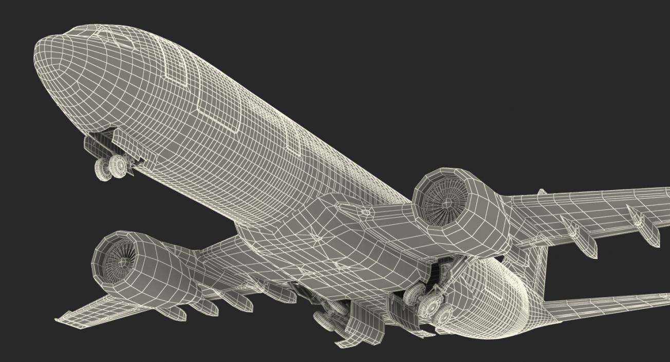 3D model Airbus A330-P2F Generic Rigged