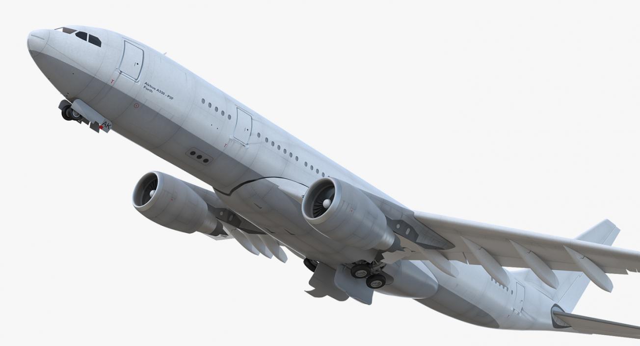 3D model Airbus A330-P2F Generic Rigged