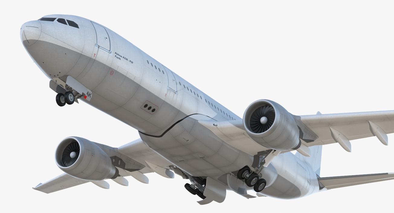 3D model Airbus A330-P2F Generic Rigged