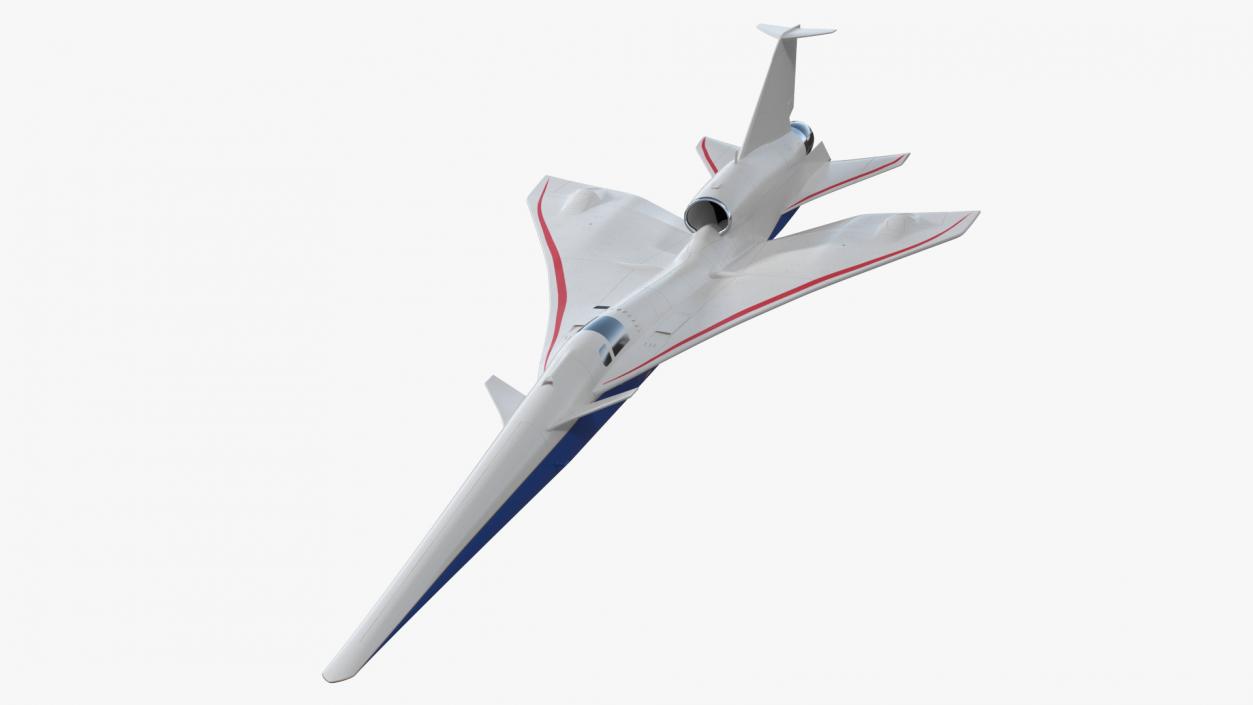 Experimental Supersonic Aircraft 3D