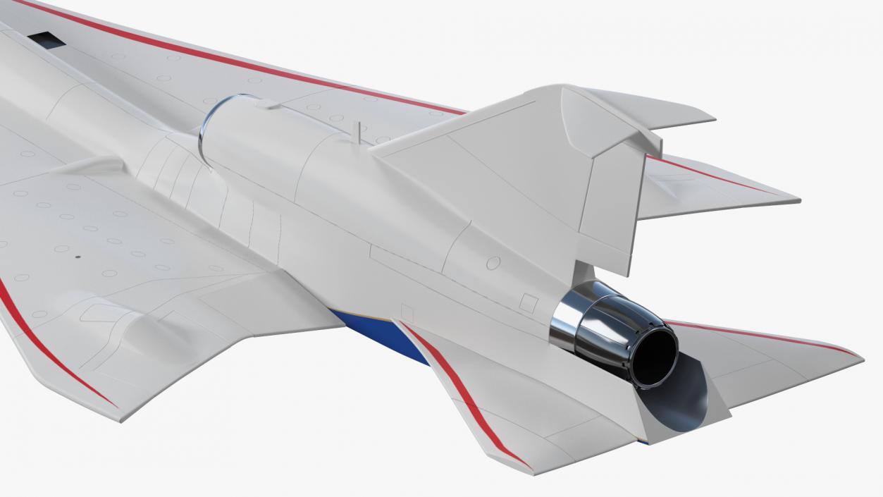 Experimental Supersonic Aircraft 3D