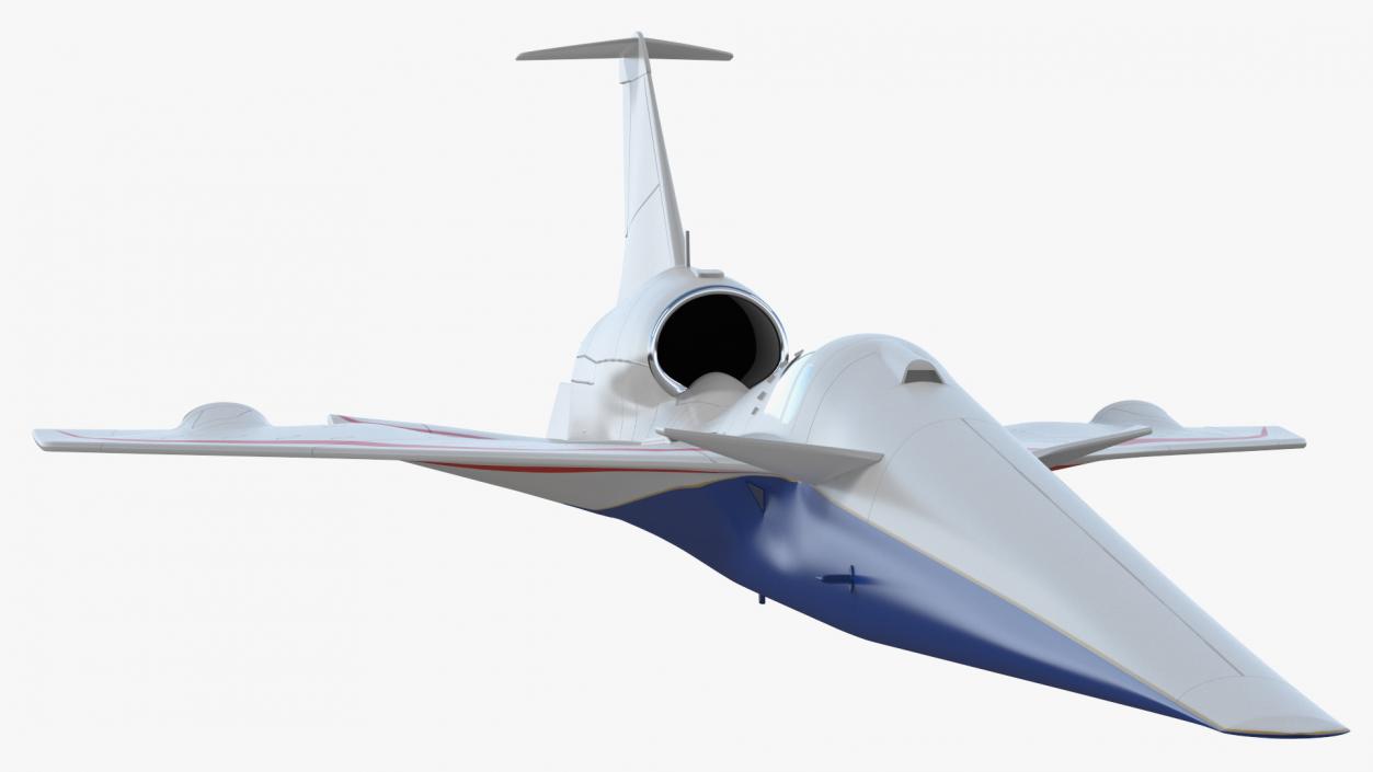 Experimental Supersonic Aircraft 3D