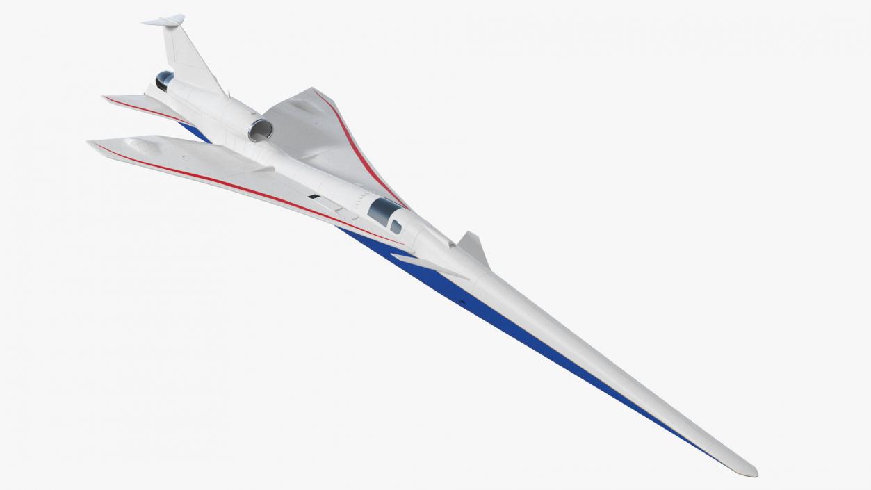 Experimental Supersonic Aircraft 3D