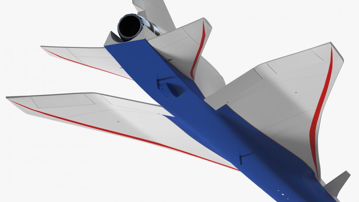 Experimental Supersonic Aircraft 3D