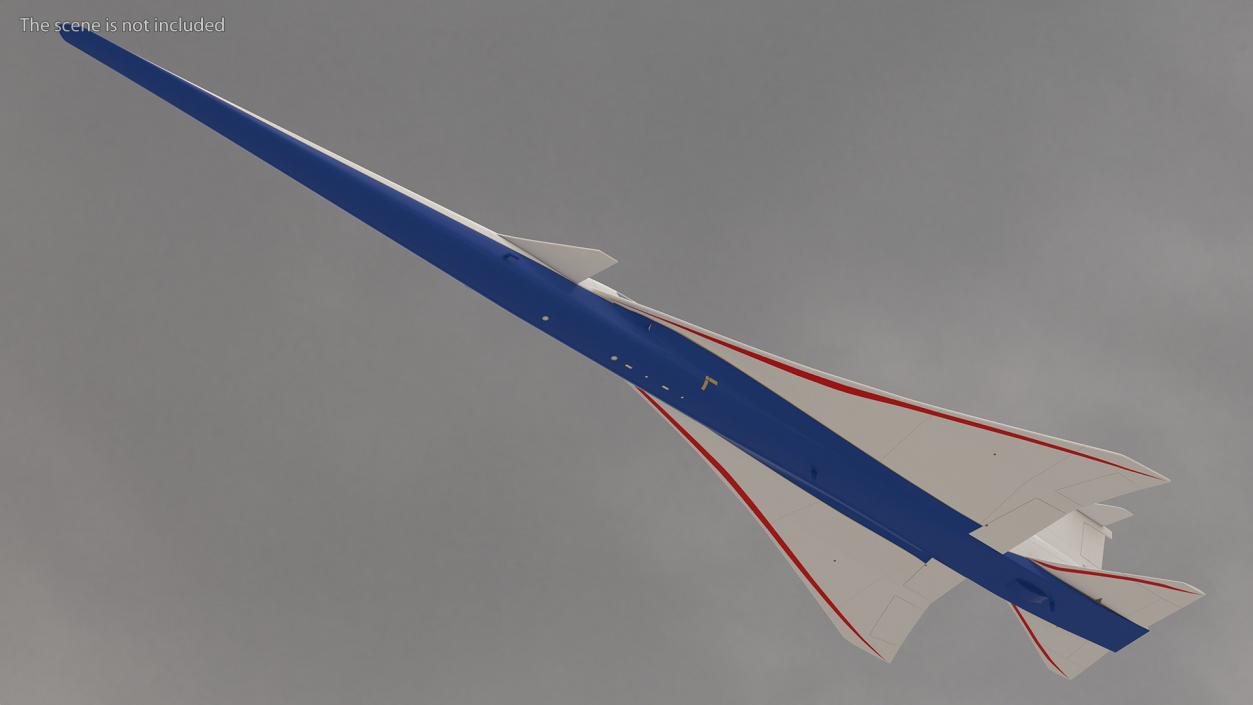 Experimental Supersonic Aircraft 3D