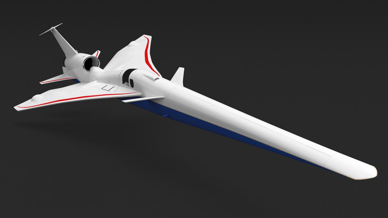 Experimental Supersonic Aircraft 3D