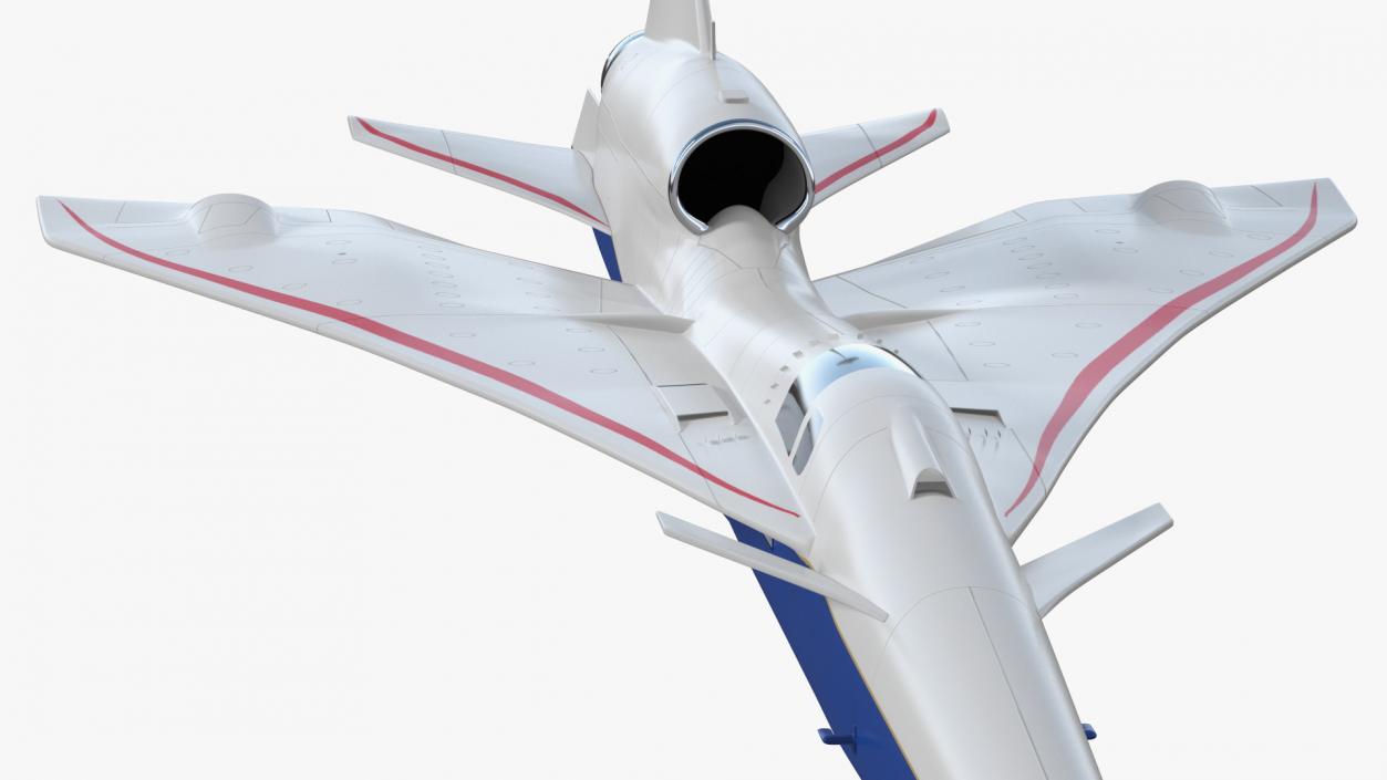 Experimental Supersonic Aircraft 3D