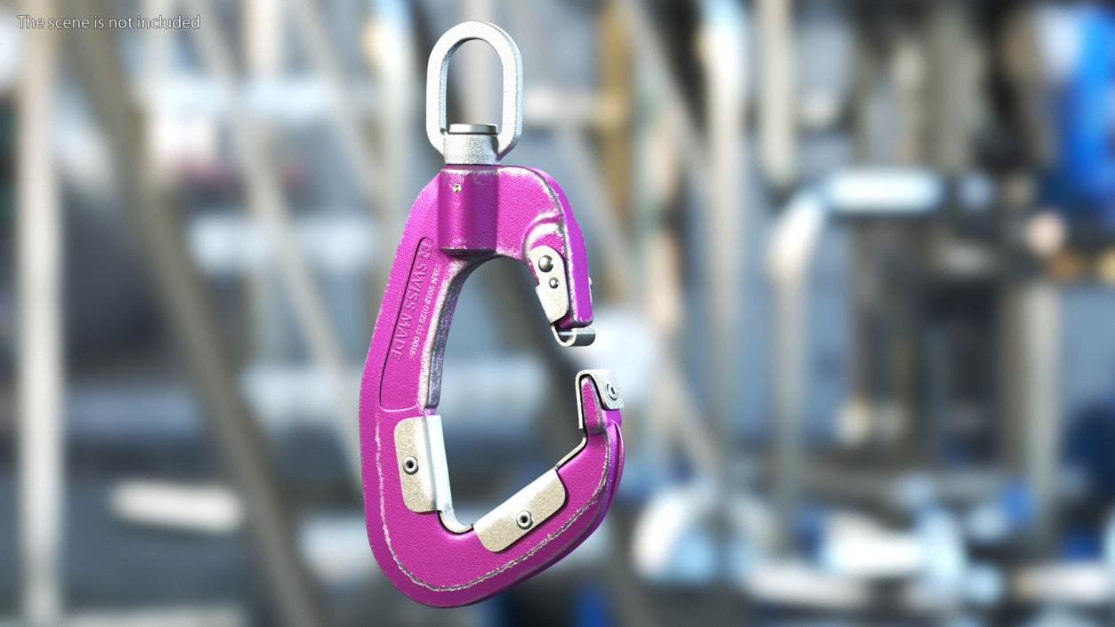 Speedrunner Kanhook Carabiner Used 3D model