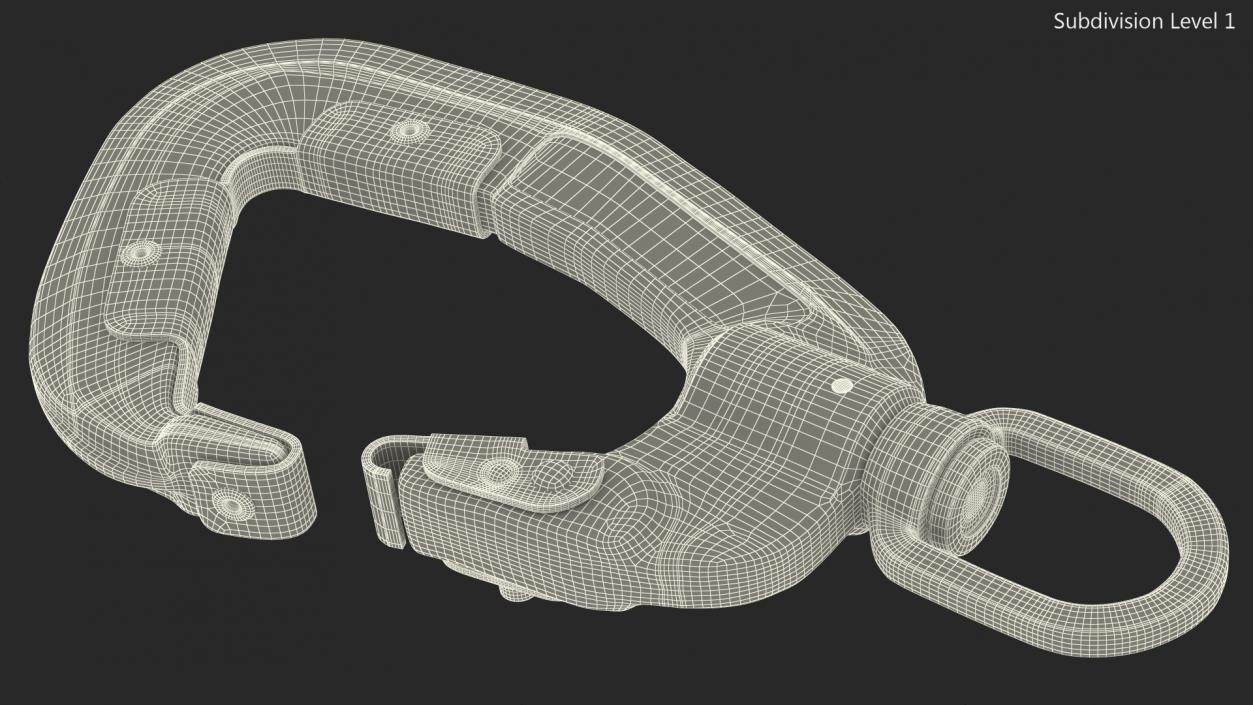 Speedrunner Kanhook Carabiner Used 3D model