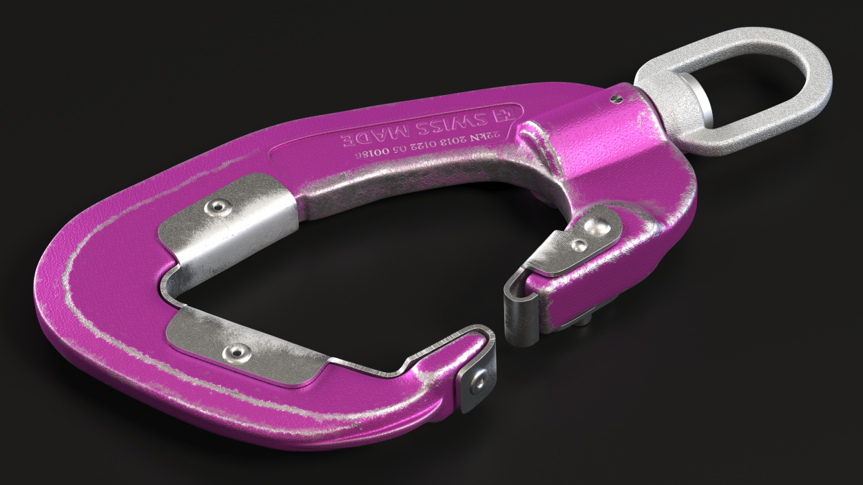 Speedrunner Kanhook Carabiner Used 3D model