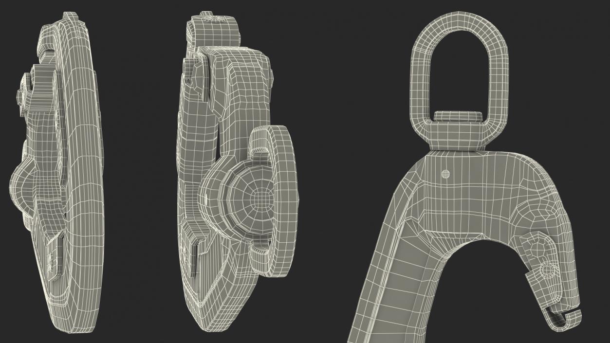 Speedrunner Kanhook Carabiner Used 3D model