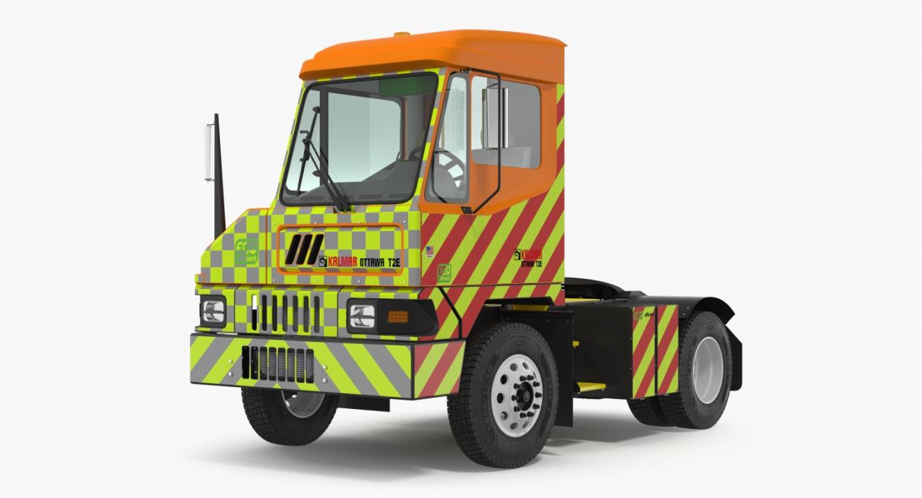 3D model Electric Terminal Truck Kalmar Ottawa T2