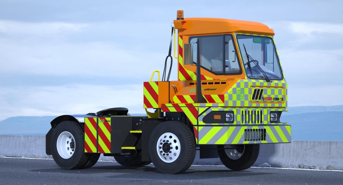 3D model Electric Terminal Truck Kalmar Ottawa T2