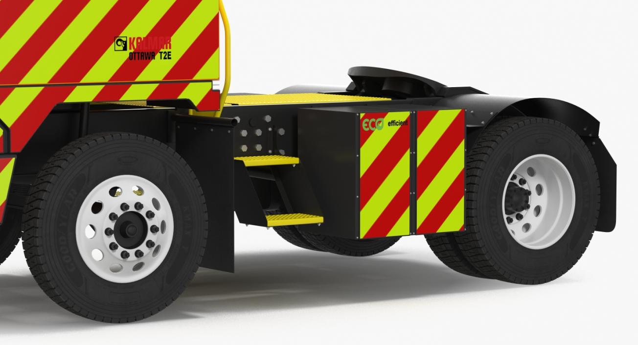 3D model Electric Terminal Truck Kalmar Ottawa T2