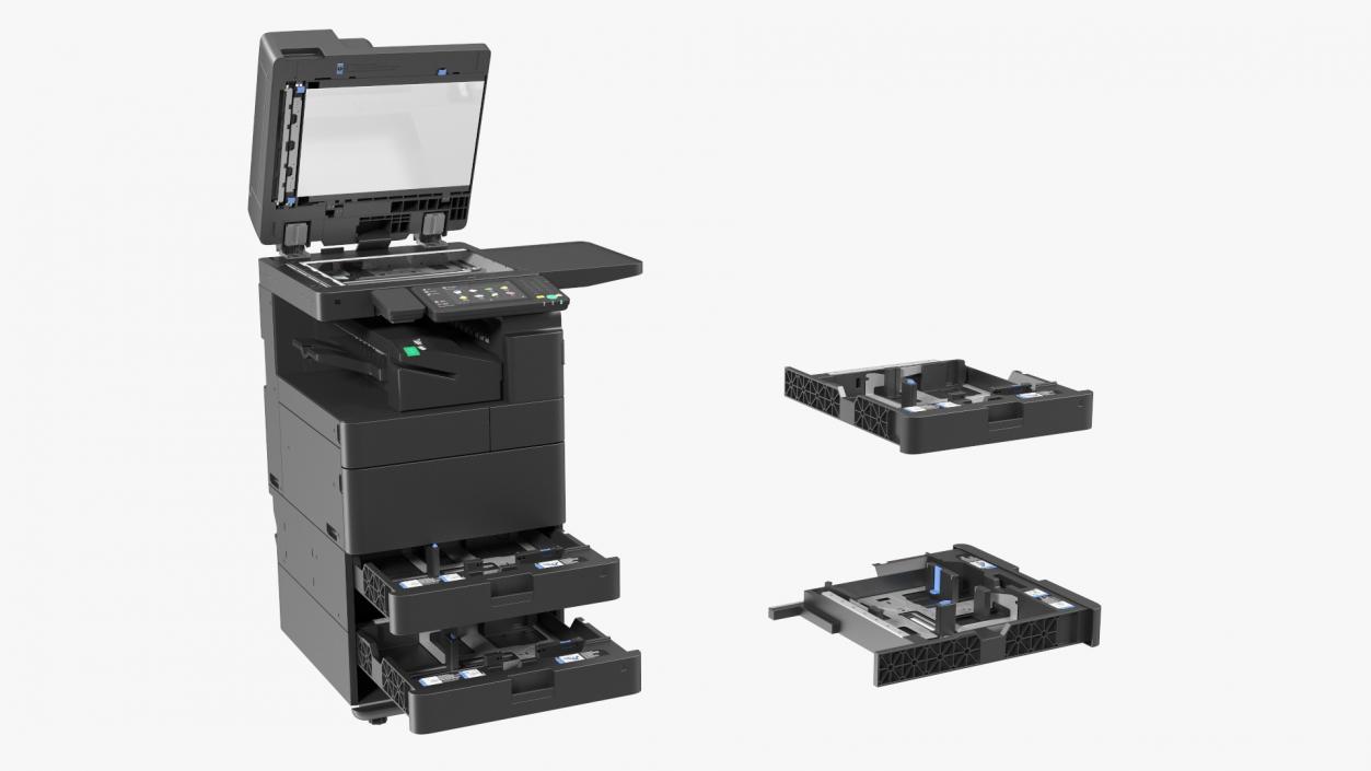 Laser MFP Black Full Set 3D model