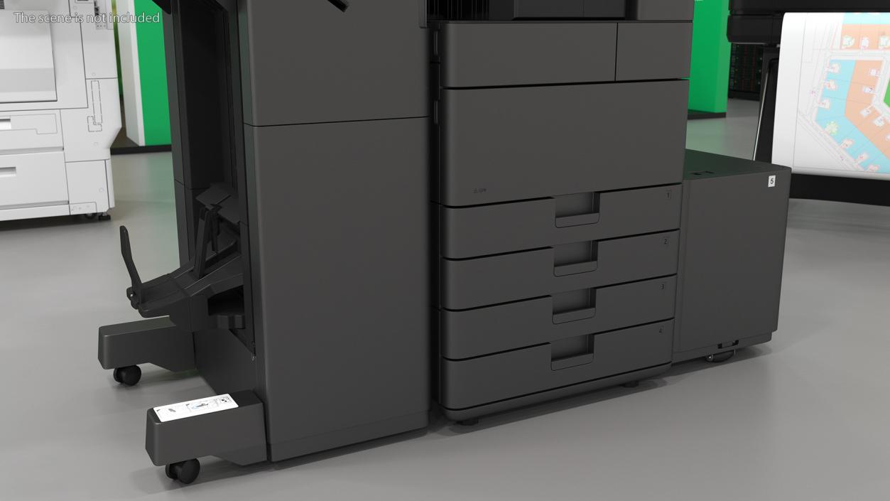 Laser MFP Black Full Set 3D model