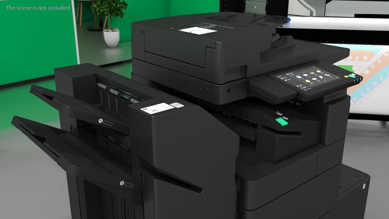 Laser MFP Black Full Set 3D model