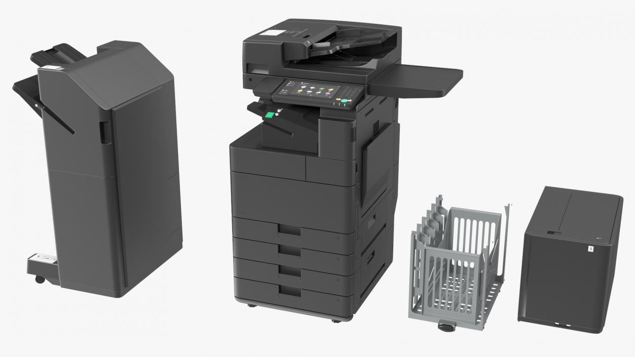 Laser MFP Black Full Set 3D model