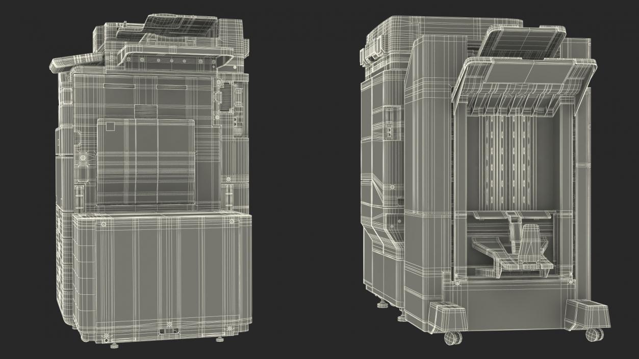 Laser MFP Black Full Set 3D model