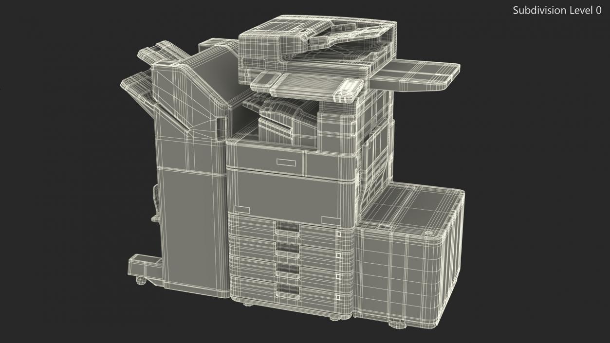 Laser MFP Black Full Set 3D model