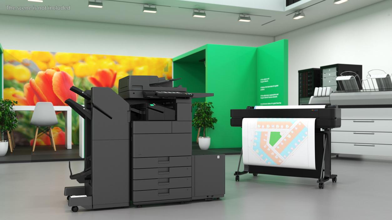 Laser MFP Black Full Set 3D model