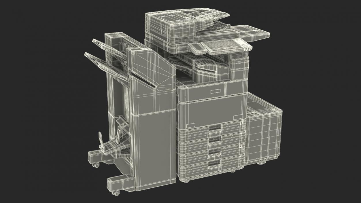 Laser MFP Black Full Set 3D model