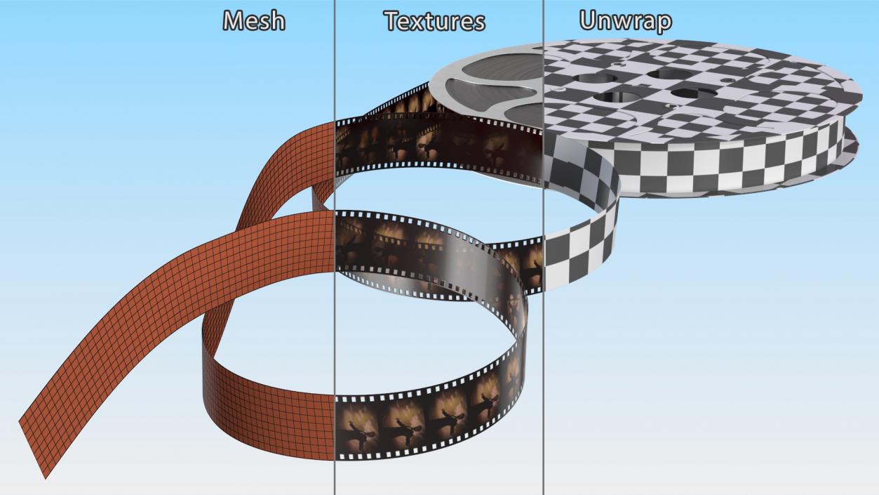 Reel of Film 3D